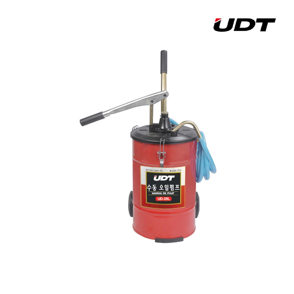 UDT 수동오일펌프 UD-25L 구리스주입기 에어 펌프 - 교성이엔비